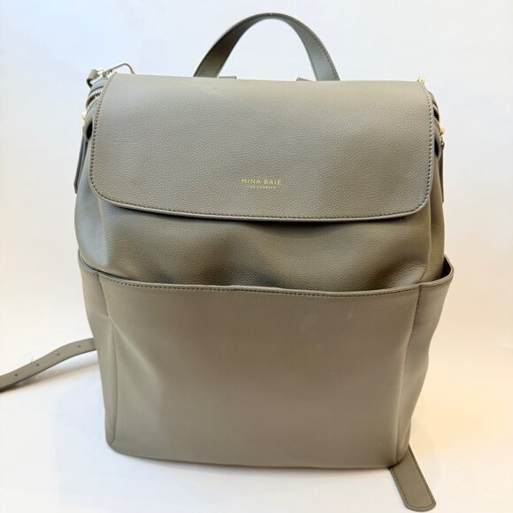 Mina Baie Kinney Backpack Vegan Full Sage - Picture 1 of 14